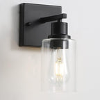 Bathroom Vanity Light Fixtures, 1-Light Matte Black Bathroom Lights, Wall by FILIMITIY