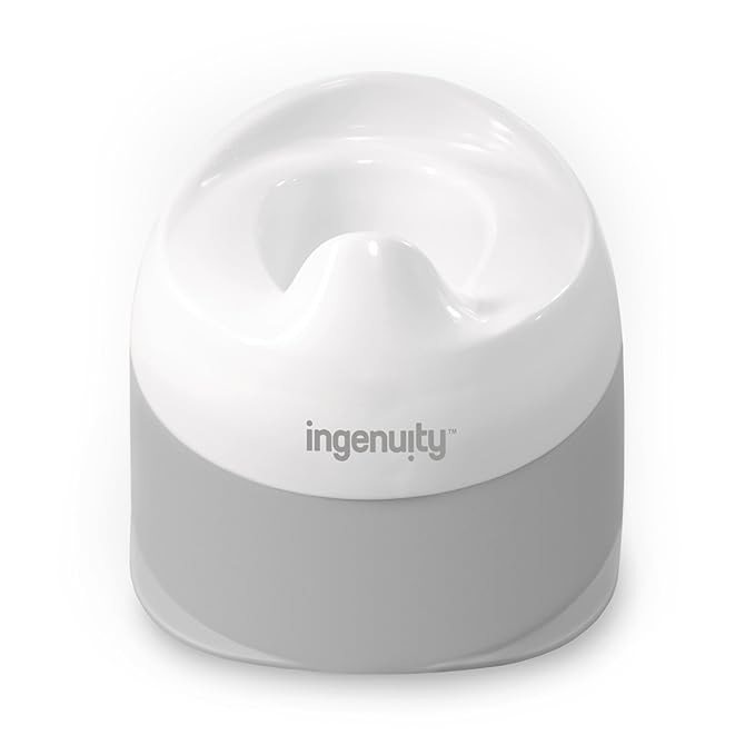 Ingenuity Ready Set Go Potty Training Toilet, Removable Bowl, Non-Skid Bottom - Image 7