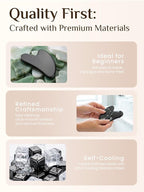 Rena Chris Gua Sha Facial Tools, Stainless Steel Guasha Tool - Image 3