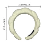 KVZVK 2 Pack Sponge Spa Makeup Headband - Image 5