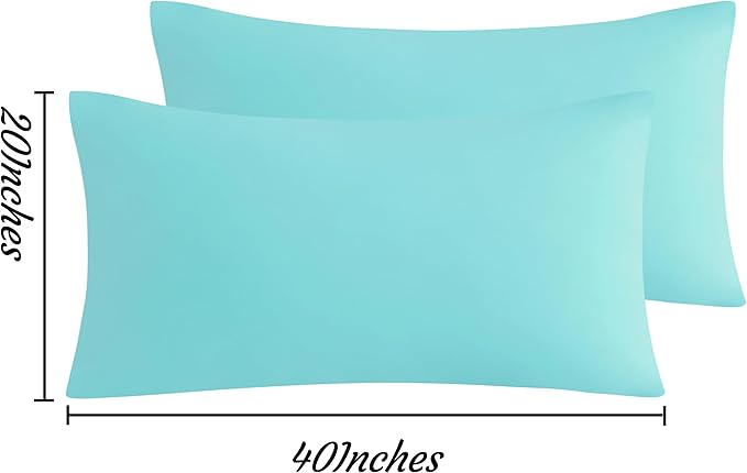 NTBAY King Pillow Cases Set of 2, 2 Pack Brushed Microfiber 20x40 Pillow Cases - Image 6
