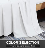 Mattress-Homes Full Size 100% Egyptian Cotton Top Sheet 1Pcs, Cool & Breathable - Image 3