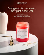 M&SENSE Juicy Watermelon Scented Candle, 19.4oz 110 Hours Clean Non Toxic - Image 4
