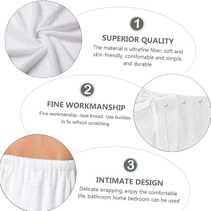 Palm Tree Towel Wrap for Women - Image 6