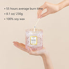 Chloefu LAN Rose Scented Candle, Oud Candle, Mothers Day Candles Gifts - Image 2