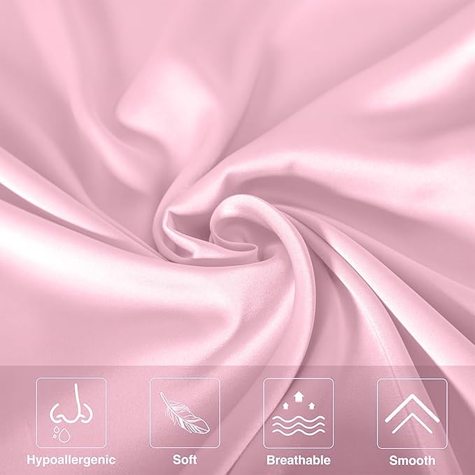 Mulberry Silk Pillowcase for Hair and Skin Standard Size 20"X 26" - Image 3