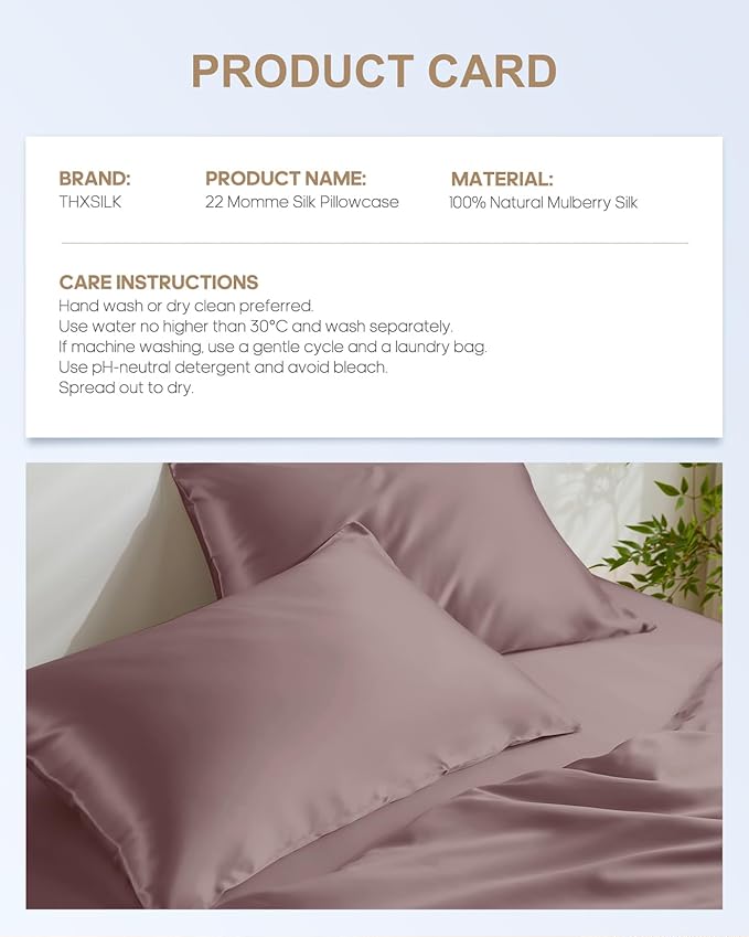 THXSILK Mulberry Silk Pillowcase - Image 8