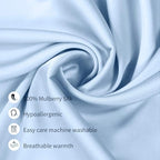 Jocoku 100% Mulberry Silk Pillowcases Set of 2 - Image 2