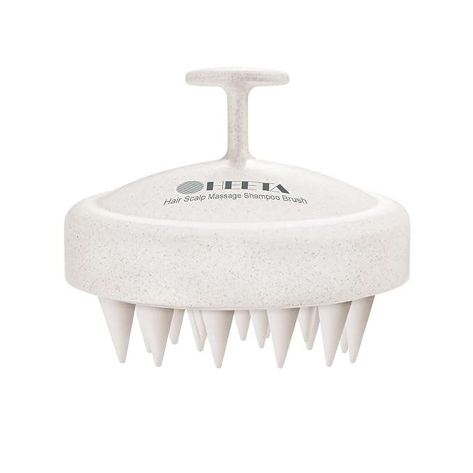 HEETA Scalp Massager Hair Growth, Soft Silicone Scalp Scrubber Shampoo Brush by HEETA