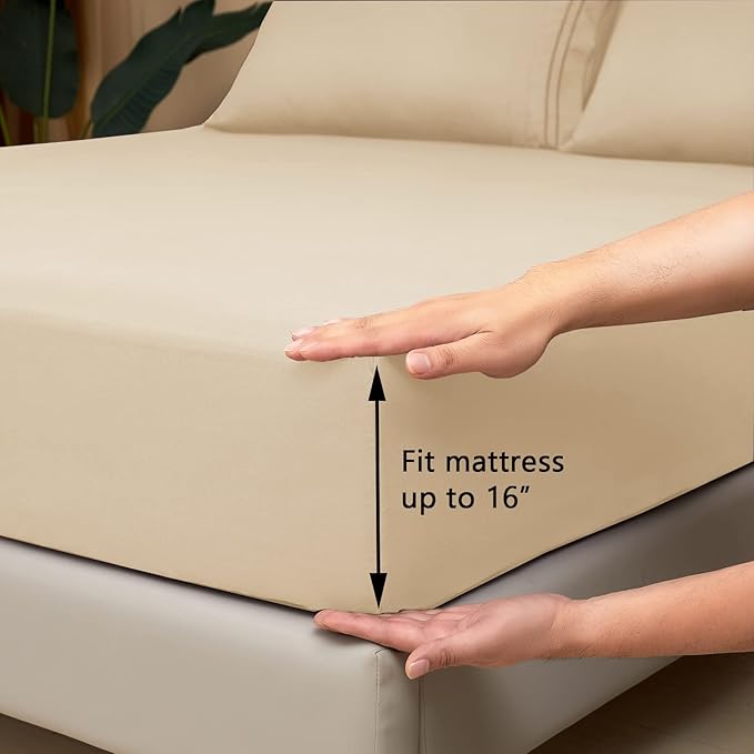 Mejoroom California King Size Sheet Set - Image 3