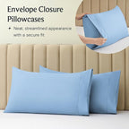 LuxClub 4 PC Queen Sheet Set, Breathable Luxury Bed Sheets, Deep Pockets 18" - Image 7