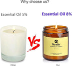Aromatherapy Candles, Scented Candles, 7 OZ Lemongrass Citronella Candles - Image 6