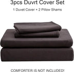 PURE ERA Jersey Knit Duvet Cover Set 100% T-Shirt Cotton Super Soft Comfy 3pc - Image 7