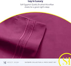 Twin XL Sheets - Breathable Luxury Sheets - 1800 Supreme Collection Extra Soft - Image 6