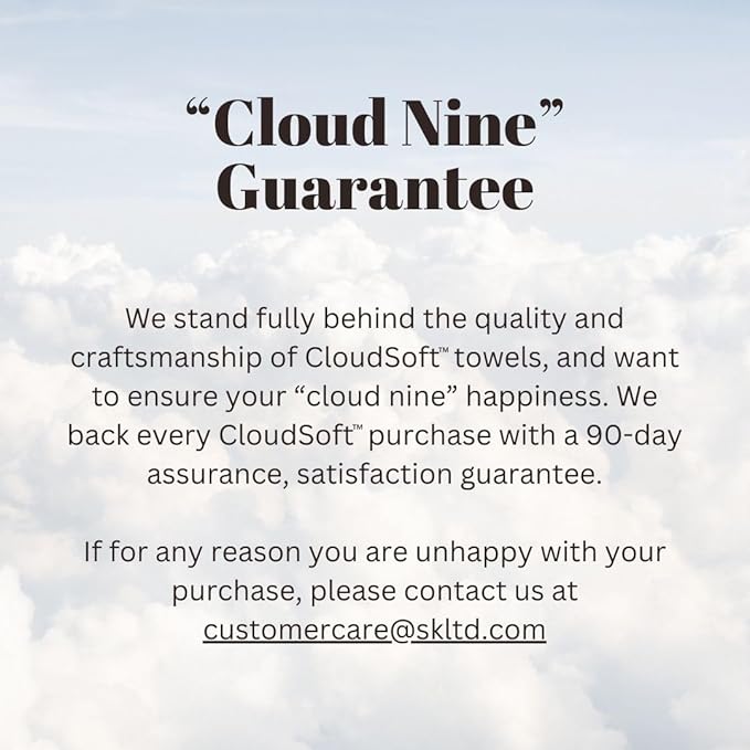 SKL Home CloudSoft 100% Cotton Luxury 4-Piece Washcloth Set, 520 GSM, Ultra - Image 11