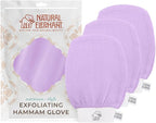 Natural Elephant Exfoliating Hammam Glove | Authentic Moroccan Kessa Body Scrub by NaturalElephant