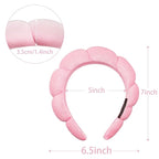 Ayesha Spa Headband for Women Sponge Headband for Washing Face Clouds Soft - Image 6