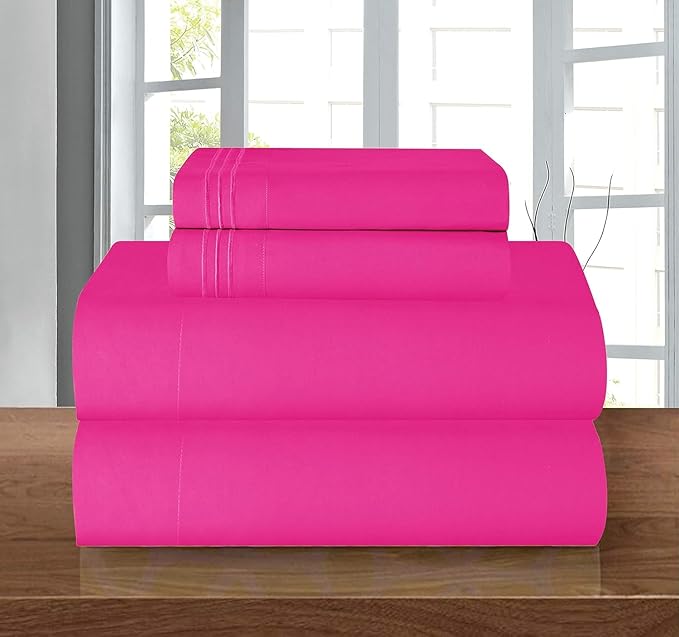 Elegant Comfort Luxury 1500 Premium Hotel Quality Microfiber 4-Piece Sheet Set - Image 7