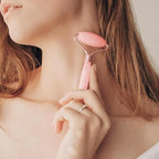 Rose Quartz Gua Sha & Jade Roller Set - Image 5