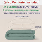 Kotton Culture Custom Duvet Cover 100% Egyptian Cotton 600 Thread Count Ultra - Image 2