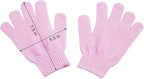 10 Pairs Exfoliating Gloves, Made of 100% Nylon, 10 Colors Double Sided - Image 7