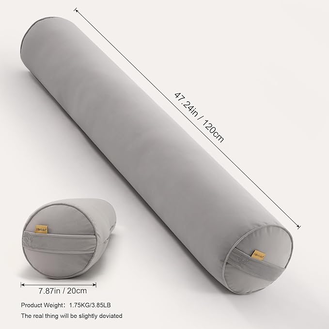 Body Pillow for Adults, Long Round Pillow, Big Cylindrical Pillow, Large Full - Image 2