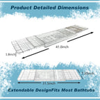 Large Capacity Adjustable Bath Tub Tray - Image 6