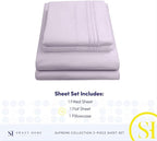 Twin XL Sheets - Breathable Luxury Sheets - 1800 Supreme Collection Extra Soft - Image 4