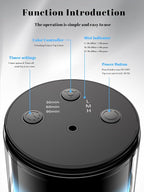 Waterless Diffuser for Essential Oil: Mini Battery Scent Diffuser for - Image 7
