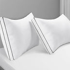 Premium Pillows Standard Size Set of 2, Fluffy and Supportive 7D Down - Image 8