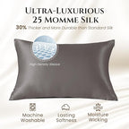 THXSILK 100% Silk Pillowcase for Hair and Skin Luxury 25 Momme Mulberry Silk - Image 5