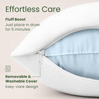 Shredded Memory Foam Pillow Queen Size - Image 8