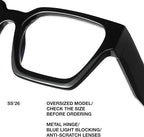 livho Oversized Eyewear Frame for Woman and Men - Image 3