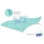 Waterproof Sheet for Pack n Play Quilted, Playard Sheet Protector 39" X 27" - Image 2