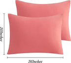 NTBAY Standard Pillow Cases Set of 2, 2 Pack Brushed Microfiber 20x26 Pillow - Image 6