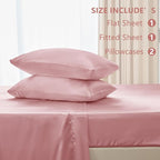 CozyLux Satin Sheets Twin Sheet Set - Image 6