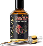 Strawberry Cheesecake Fragrance Oil Essential Oil, MAYJAM 3.38FL.OZ Strawberry by MAYJAM