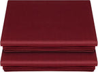 Lirex Flat Sheet, Full Size Extra Soft Brushed Microfiber Flat White Sheets by Lirex