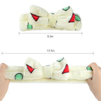 LAXIZAR 10 PCS Bow Headbands Shower Spa Headbands Headwraps - Image 2