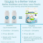 TruKid Bubble Podz Bubble Bath for Kids, & Babies, NEA-Accepted for Eczema - Image 2