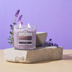 Colonial Candle French Lavender Scented Jar Candle, 2 Wick, 3.5 oz, Mottled Wax - Image 8