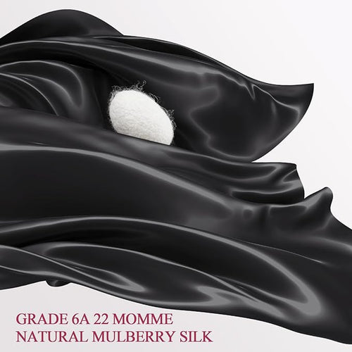 100% Silk Pillow Cases 2 Pack King Size Mulberry Silk Pillowcase Set of 2 - Image 2