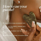 BARE BOTANICS Jade Gua Sha Facial Tool | Authentic Jade Stone - Image 7