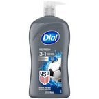 Dial Men 3in1 Body, Hair and Face Wash, Hydro Fresh, 32 fl oz by DialSoap