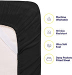 Queen Sheets Black - Image 3