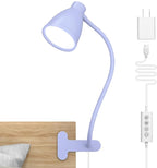 BOHON Desk Lamp with Clamp, 10W 38 LED Clip on Light, 5 Color 10 Brightness by BOHON