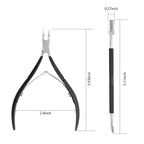 Ejiubas Cuticle Trimmer with Cuticle Pusher Cuticle Nipper Professional Grade - Image 6