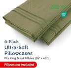 King Pillow Cases Set of 6 - Image 2