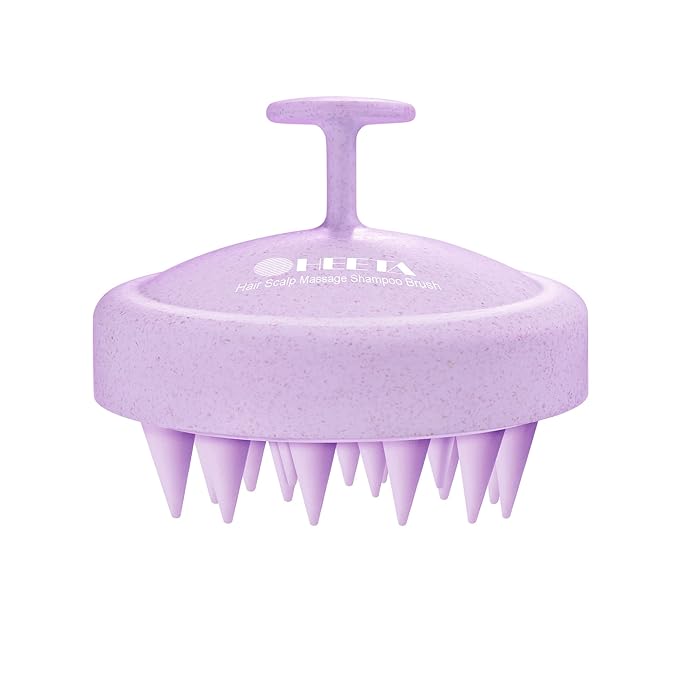 HEETA Scalp Massager Hair Growth, Soft Silicone Scalp Scrubber Shampoo Brush by HEETA