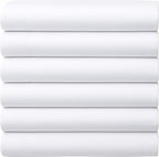 GOLD TEXTILES Full Flat Sheet 12 Pack – Brushed Microfiber Top Sheets by GOLDTEXTILES